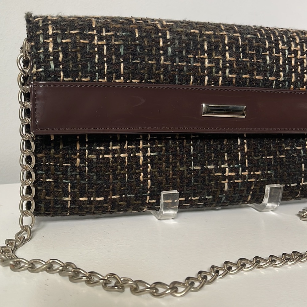 Tweed Rectangular Handbag - image 4